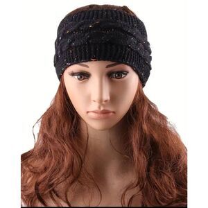 2/$21 Female Black Winter Headband